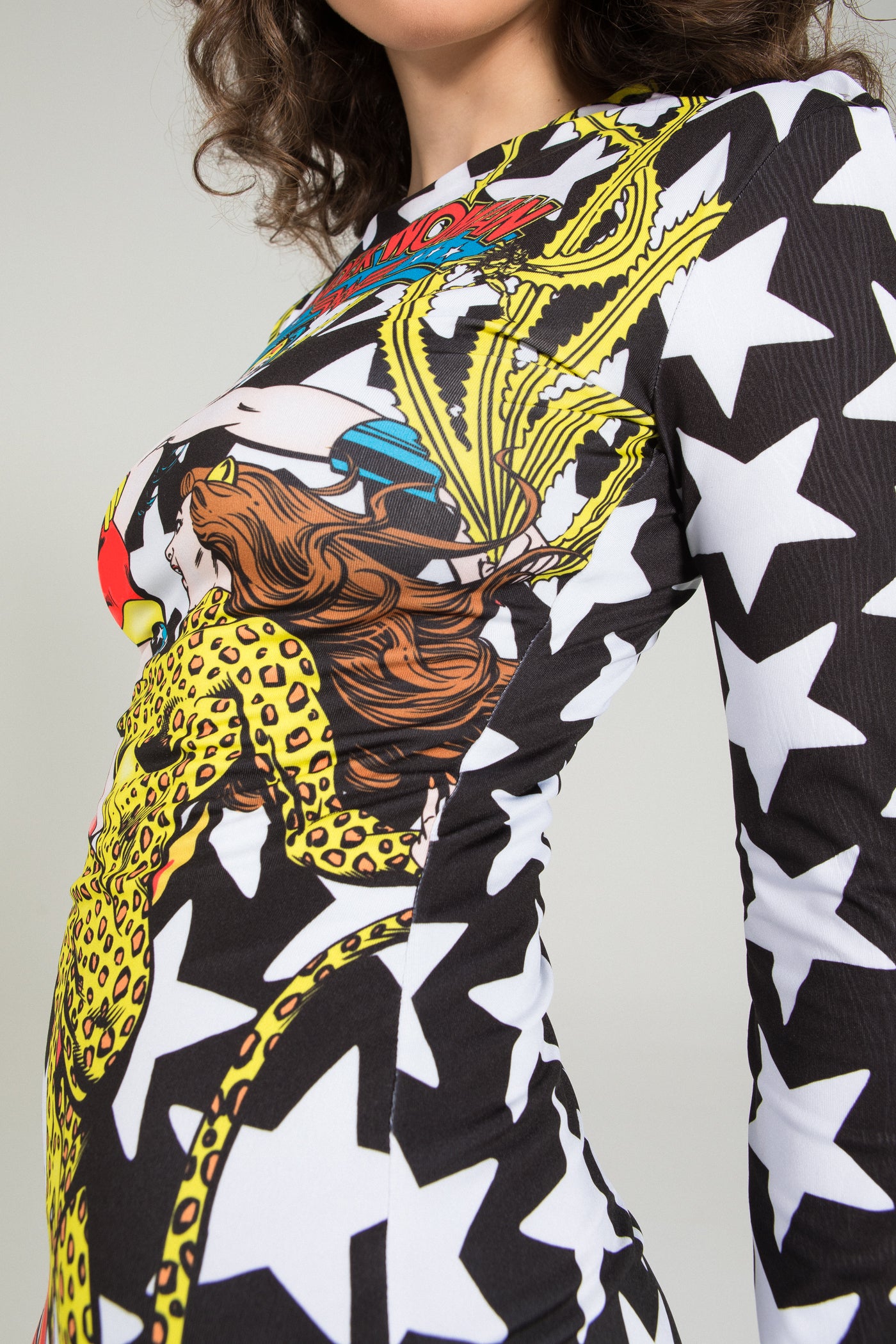 WONDER WOMAN STARS STRETCH DRESS