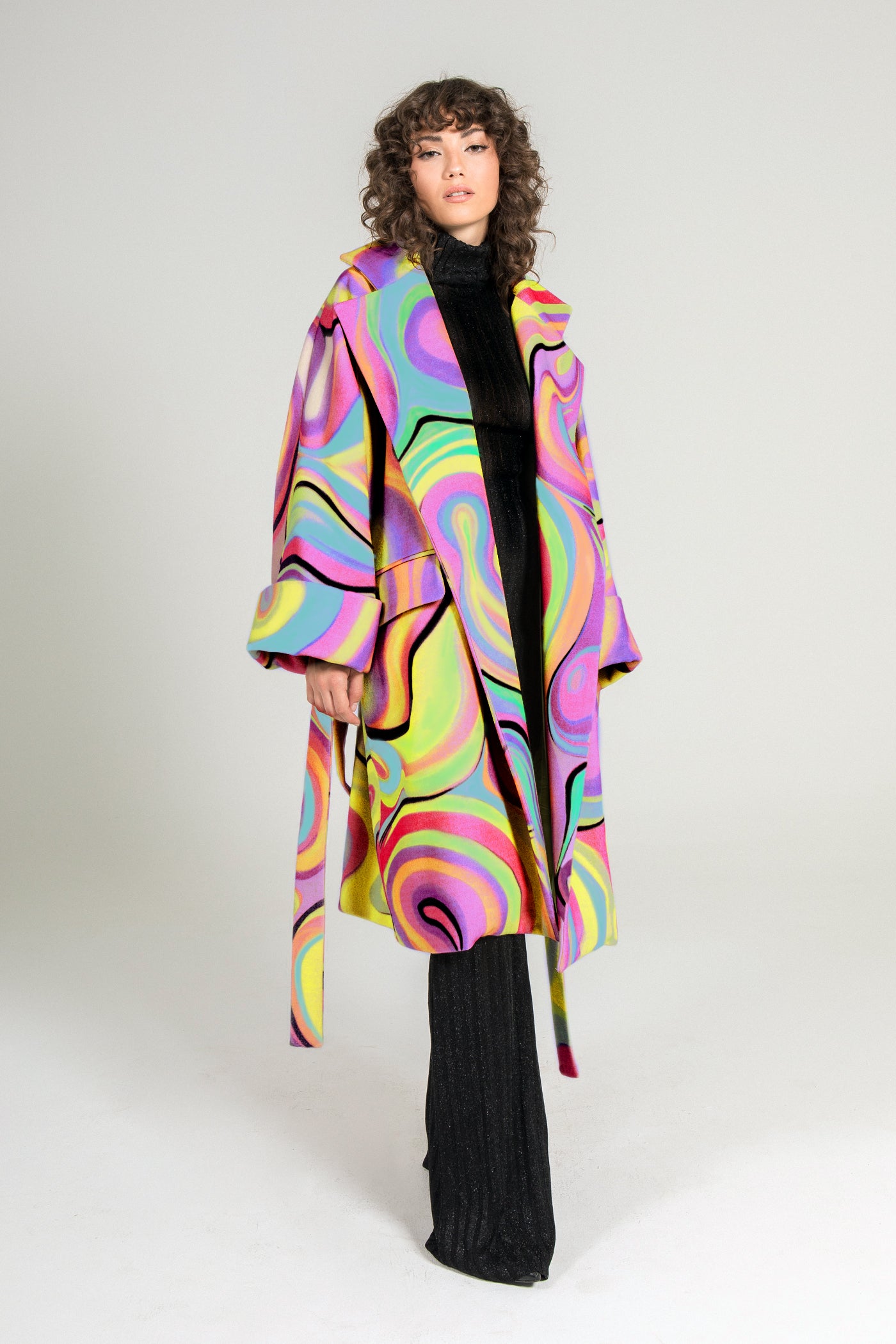 PASTEL PSYCHEDELIC COAT