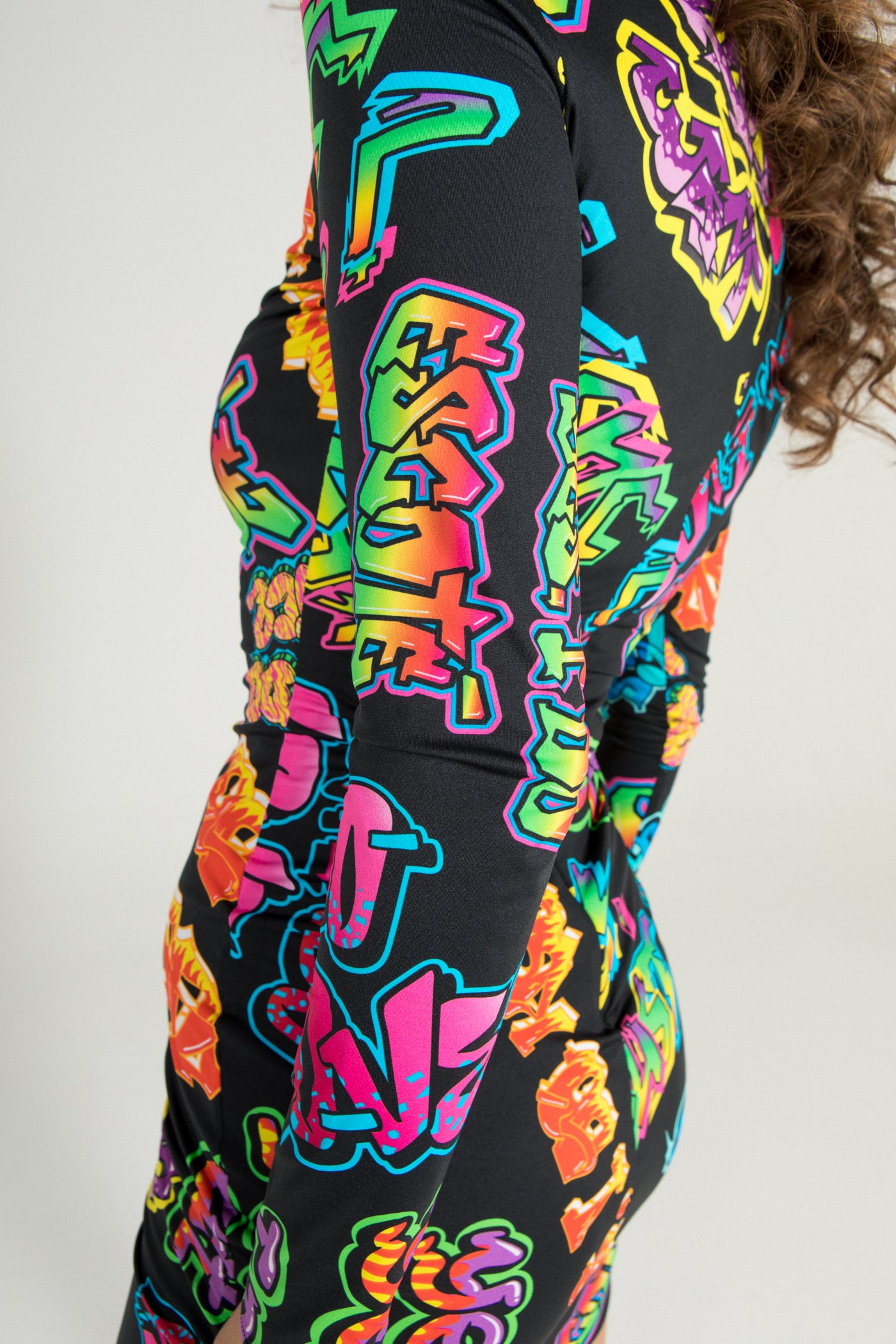 GRAFFITI STRETCH DRESS