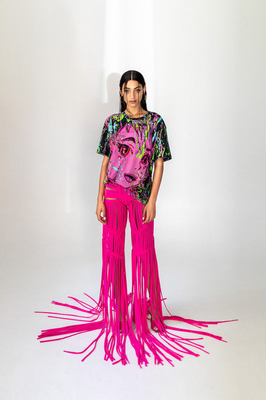 GLITCH DOLL OVERSIZED T-SHIRT