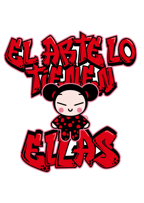 EL ARTE LO TIENEN ELLAS T-SHIRT