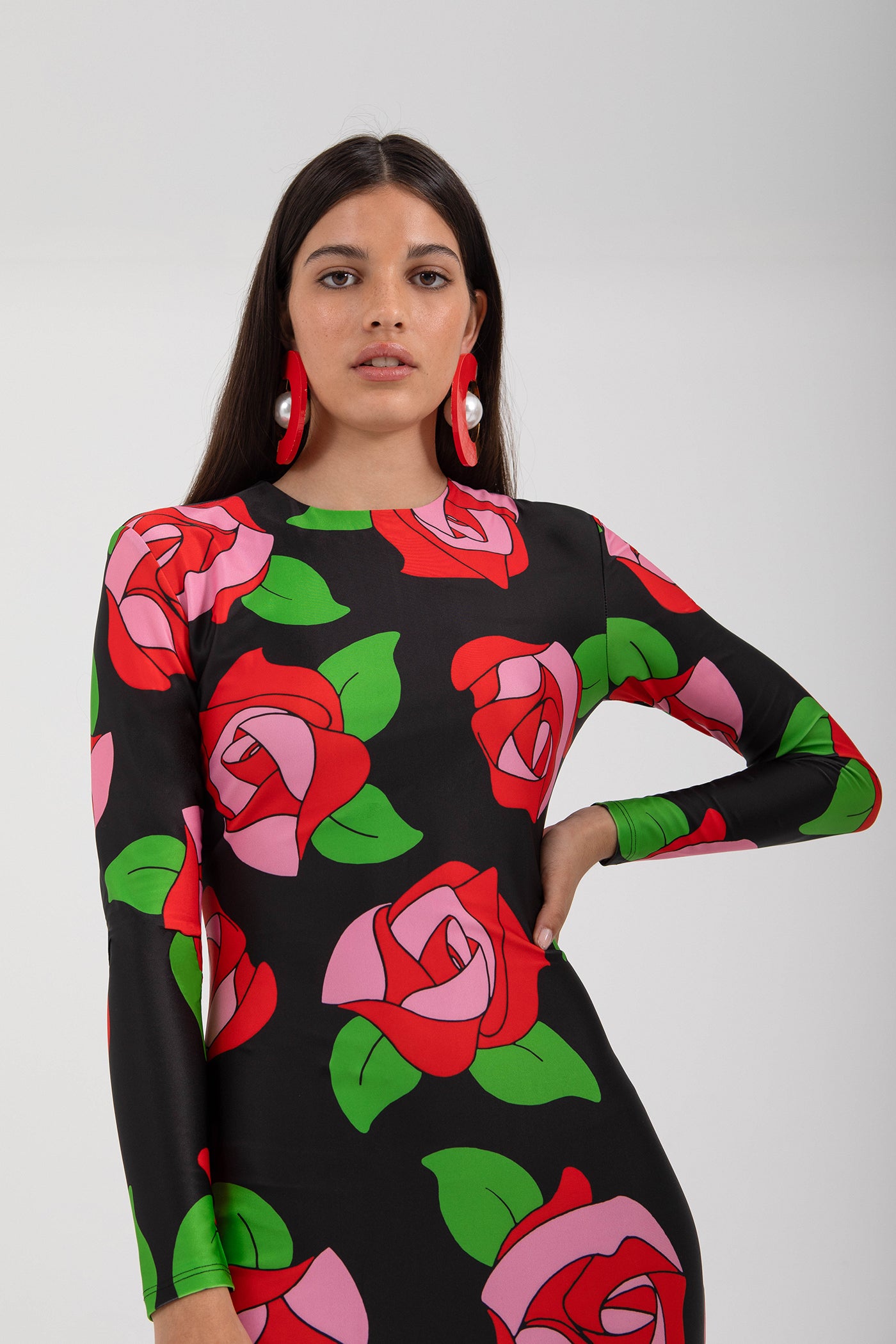ROSES STRETCH DRESS