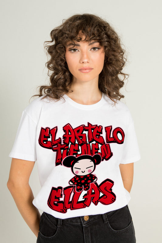 EL ARTE LO TIENEN ELLAS T-SHIRT