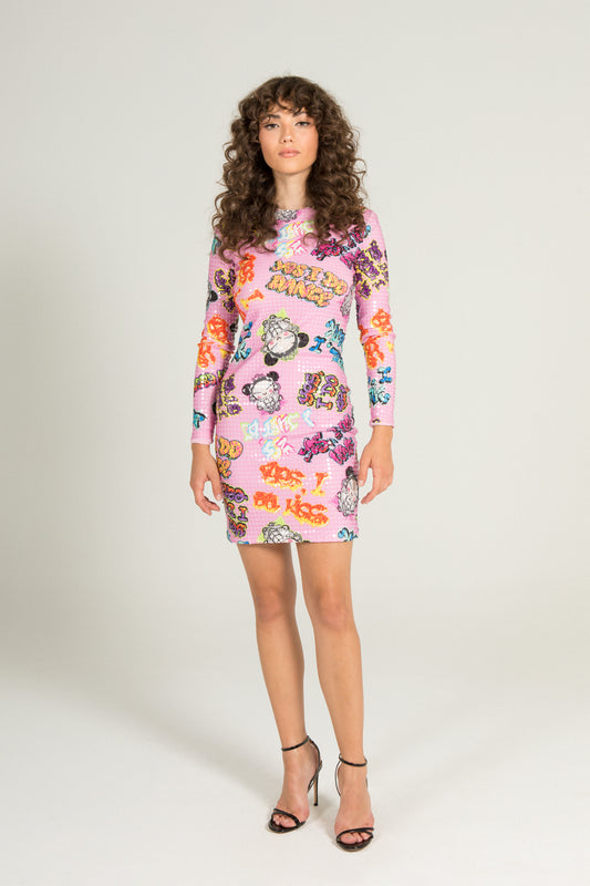 PUCCA PINK STRETCH DRESS