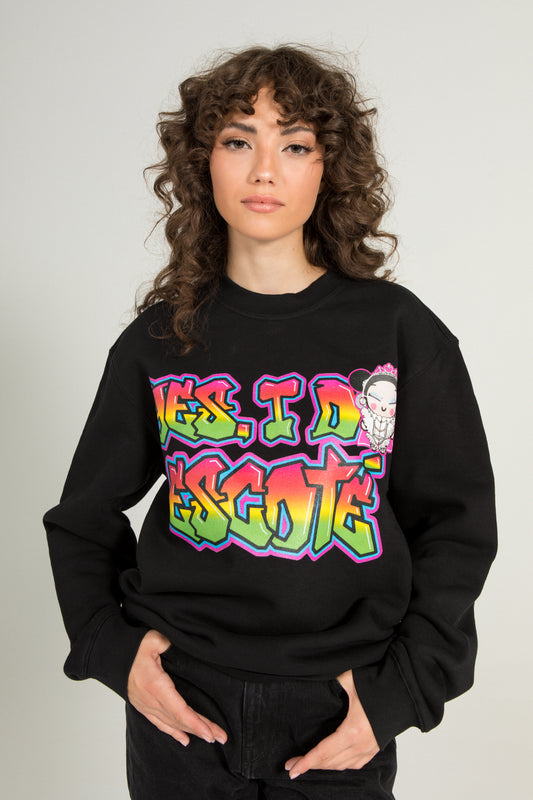 YES I DO BLACK SWEATSHIRT